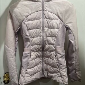 lululemon athletica Soft Pink Puffer Jacket